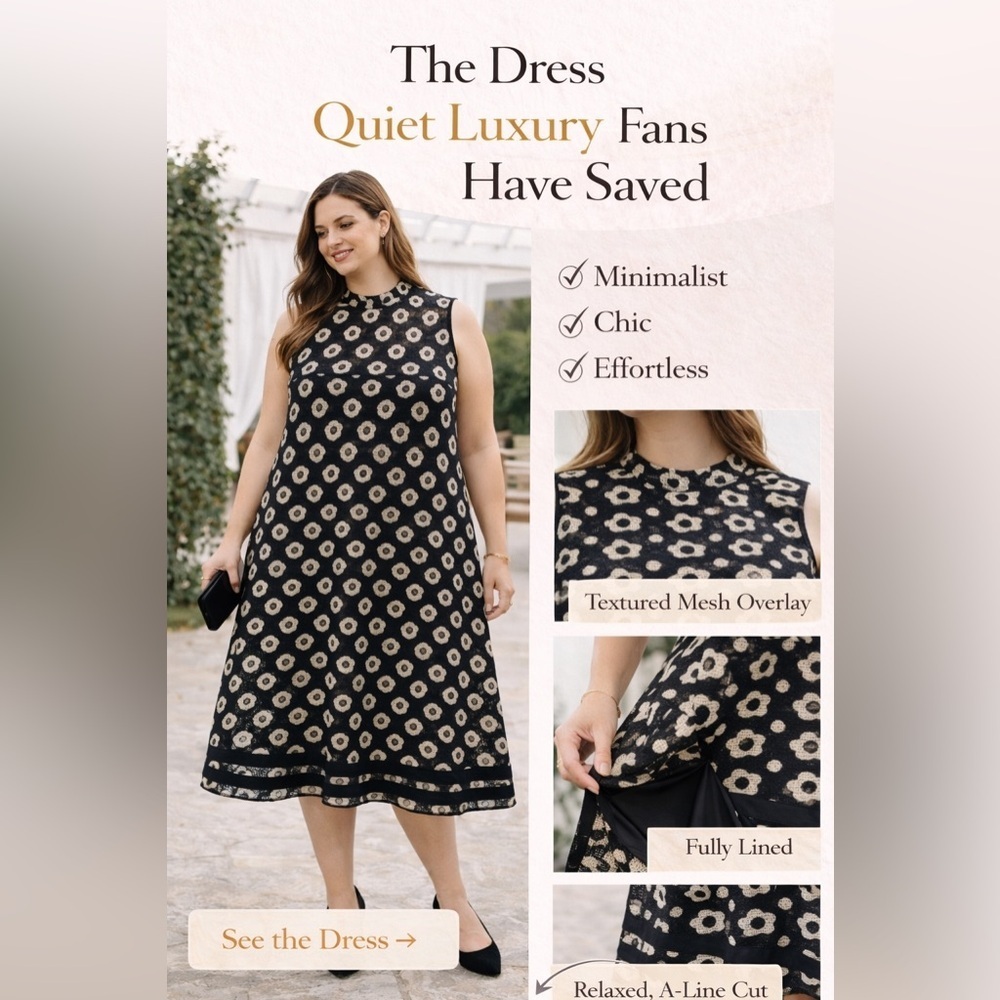 Meet The Dress You Wear To Every Event. Office Chic And Wedding Ready. Polished - Picture 4 of 9
